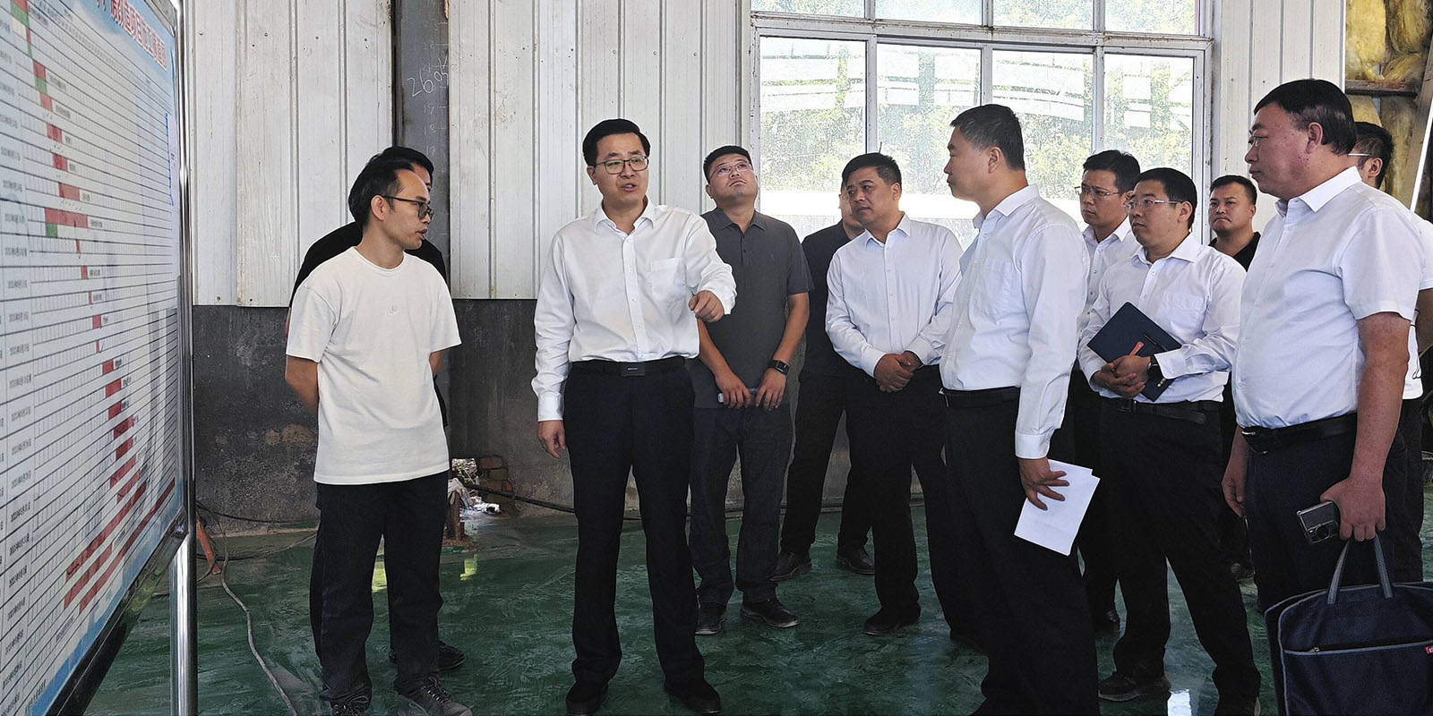 咏坤新材 | 庆云县委书记刘涛到部分重点项目调研